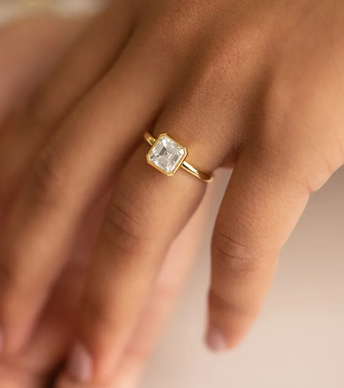 1.53 ct. Asscher Diamond Ring