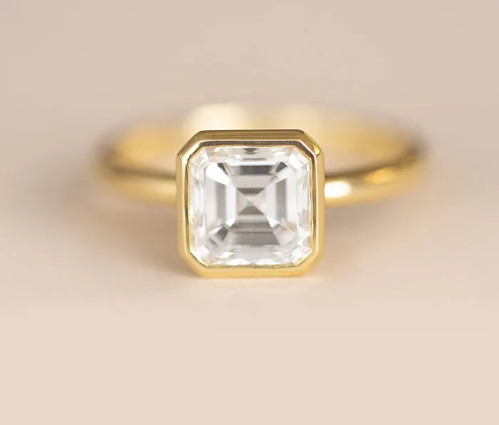1.53 ct. Asscher Diamond Ring