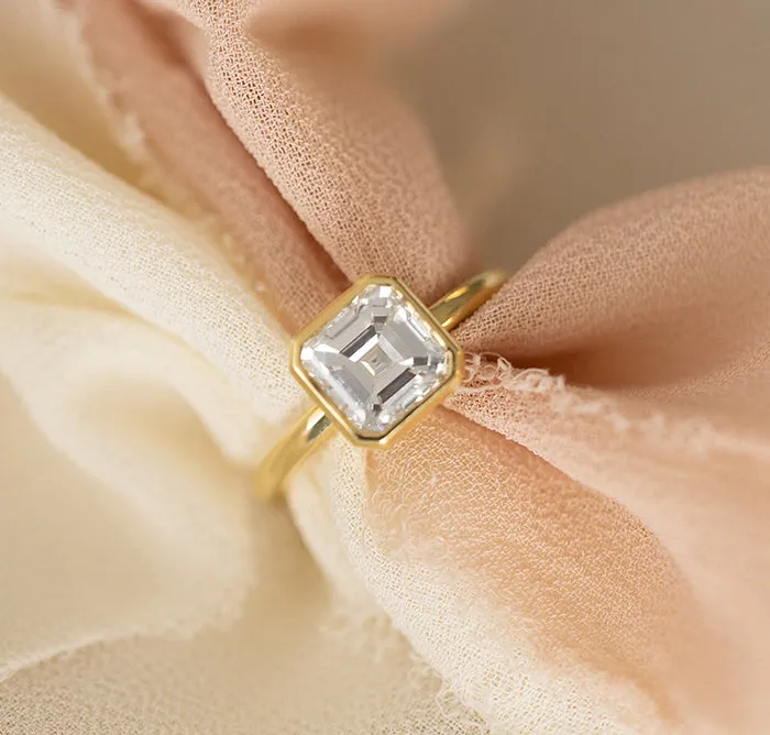 1.53 ct. Asscher Diamond Ring
