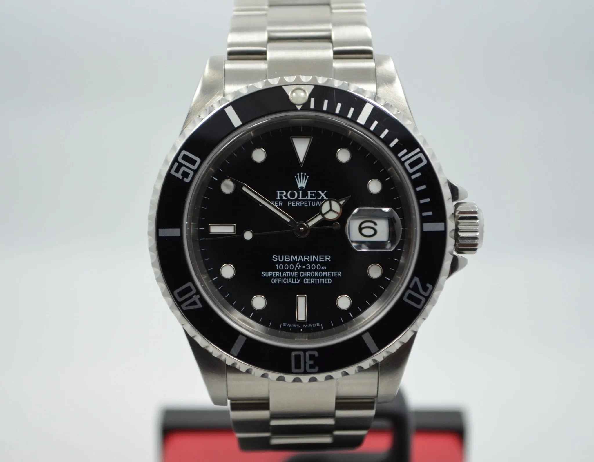 2005 Rolex Submariner 16610 "D" Serial Stainless Steel Date Automatic Watch
