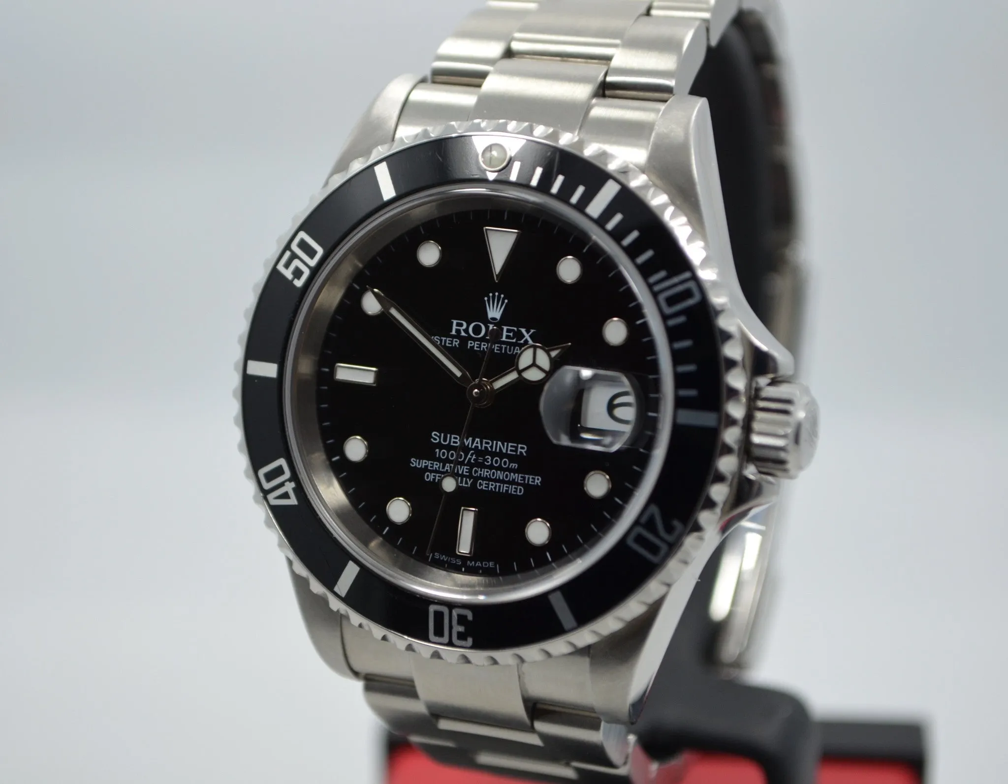 2005 Rolex Submariner 16610 "D" Serial Stainless Steel Date Automatic Watch