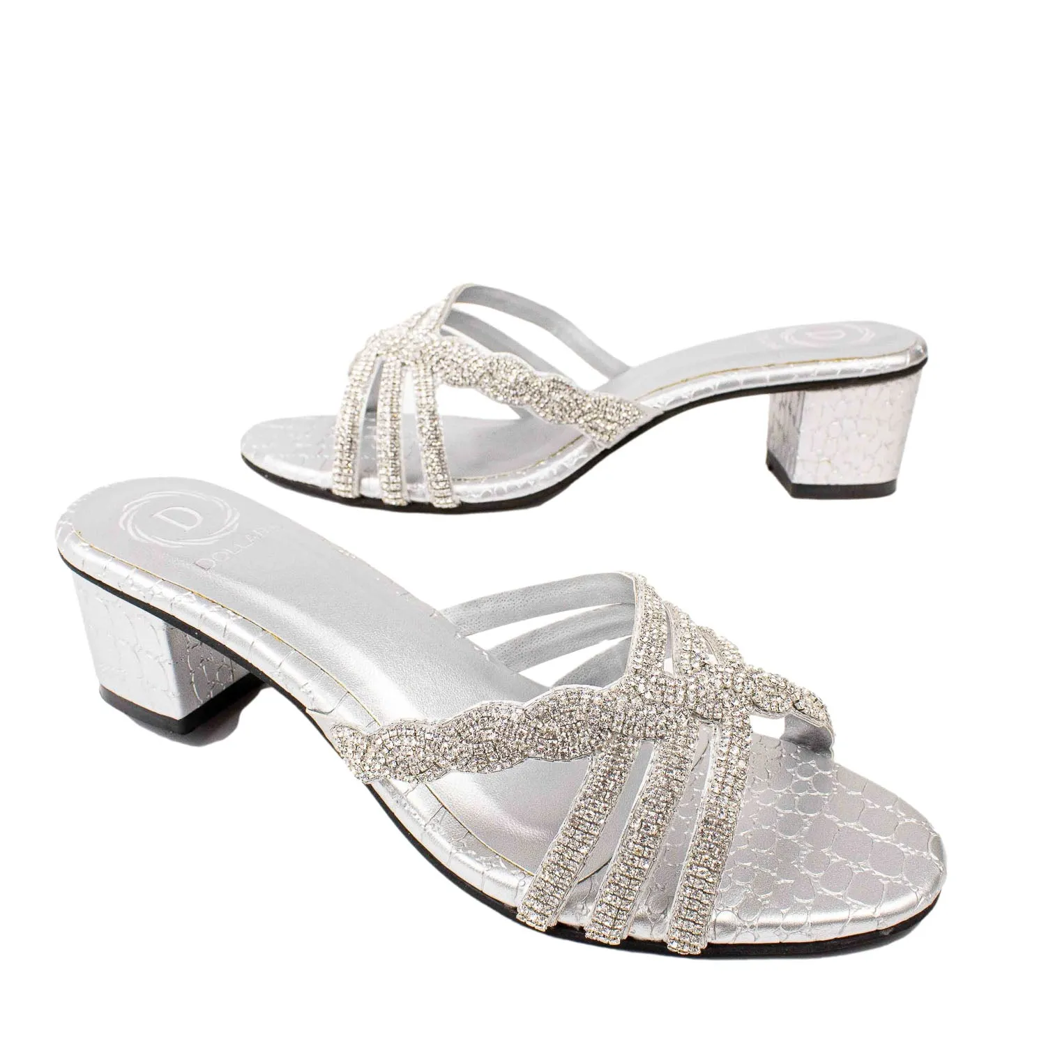 Aisha Heels S125H - Silver