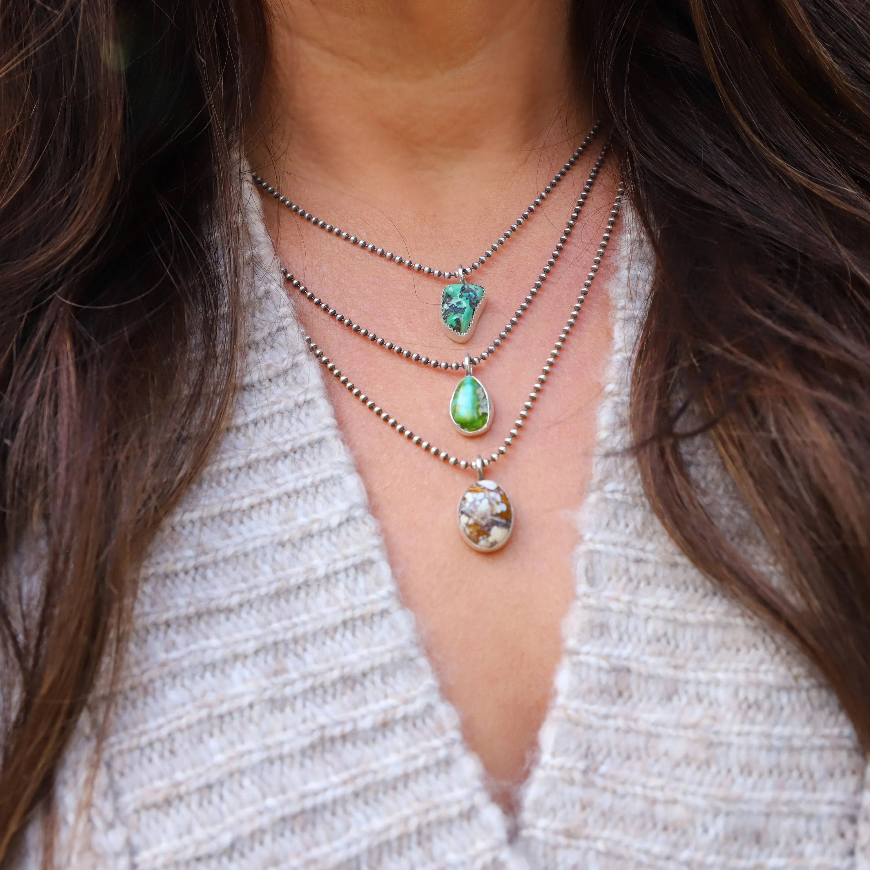 Alarcon Nugget Layering Necklace