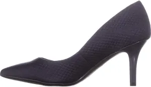 Alfani Womens Jeules Pointed Toe Classic Pumps, Navy Texture, Size 5.5