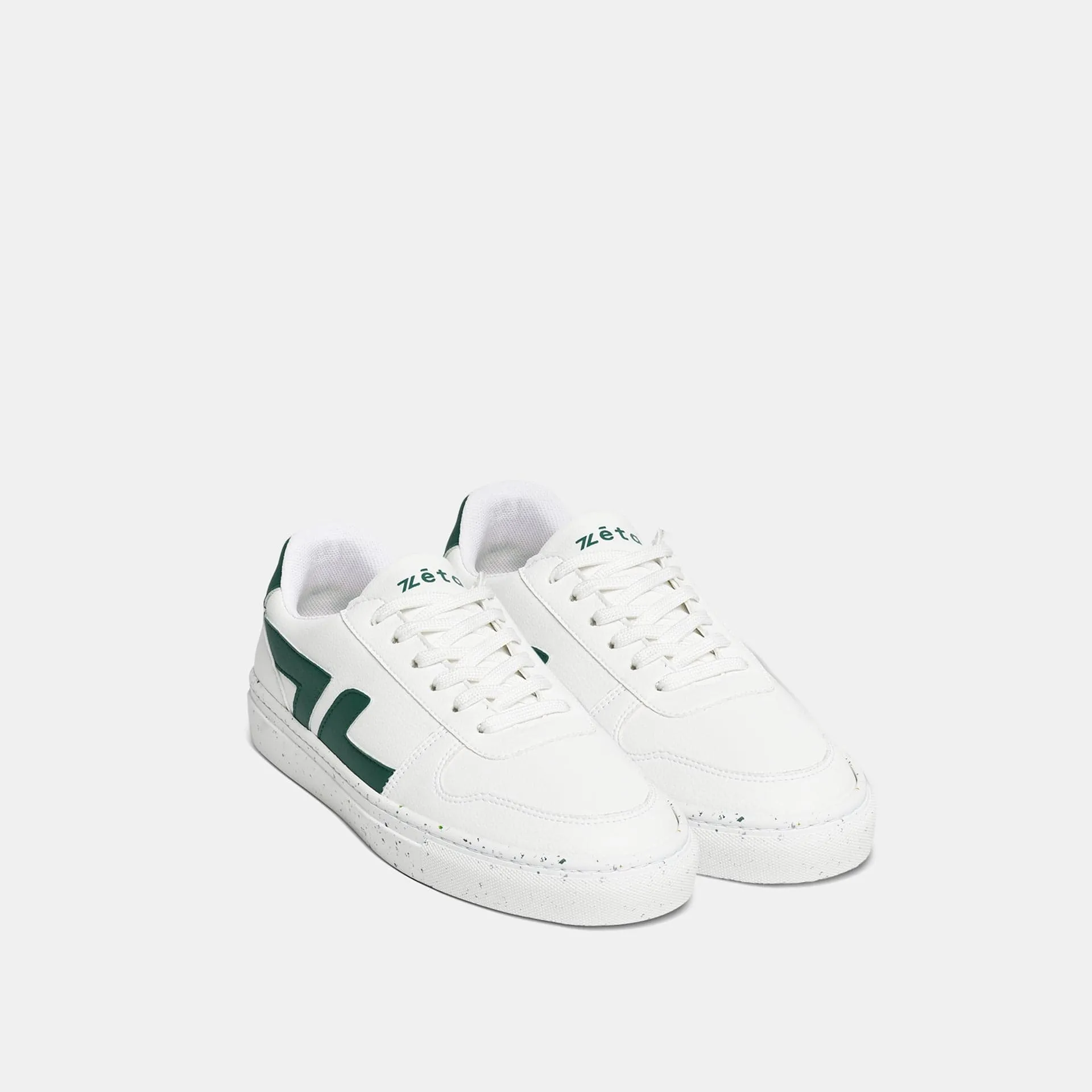 Alpha Unisex Grape Leather Vegan Sneakers | Green