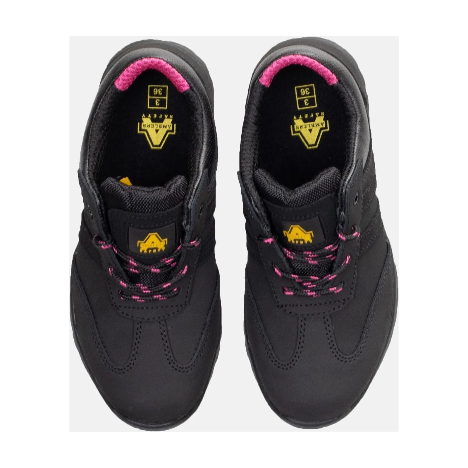Amblers Safety FS706 Sophie Leather Women's Black Safety Shoes