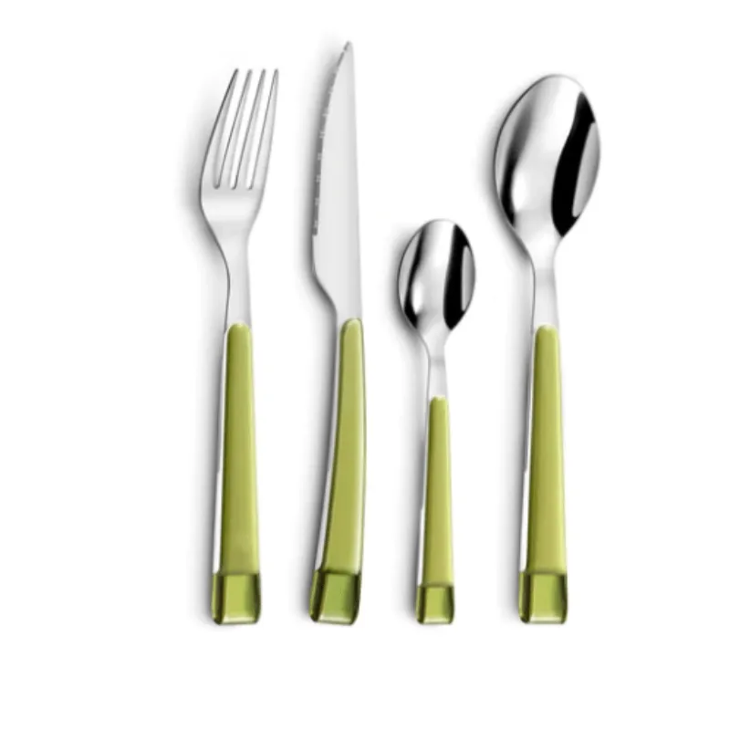 Amefa Guimauve 16 Piece Cutlery Set Green