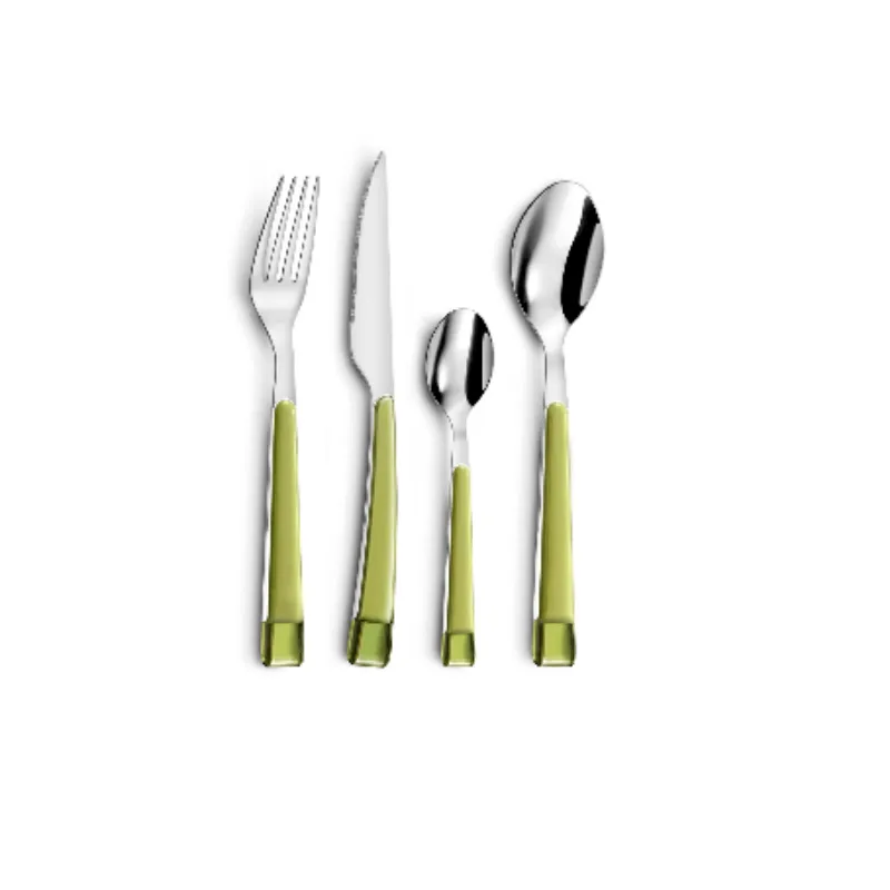 Amefa Guimauve 16 Piece Cutlery Set Green