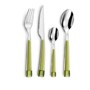 Amefa Guimauve 16 Piece Cutlery Set Green