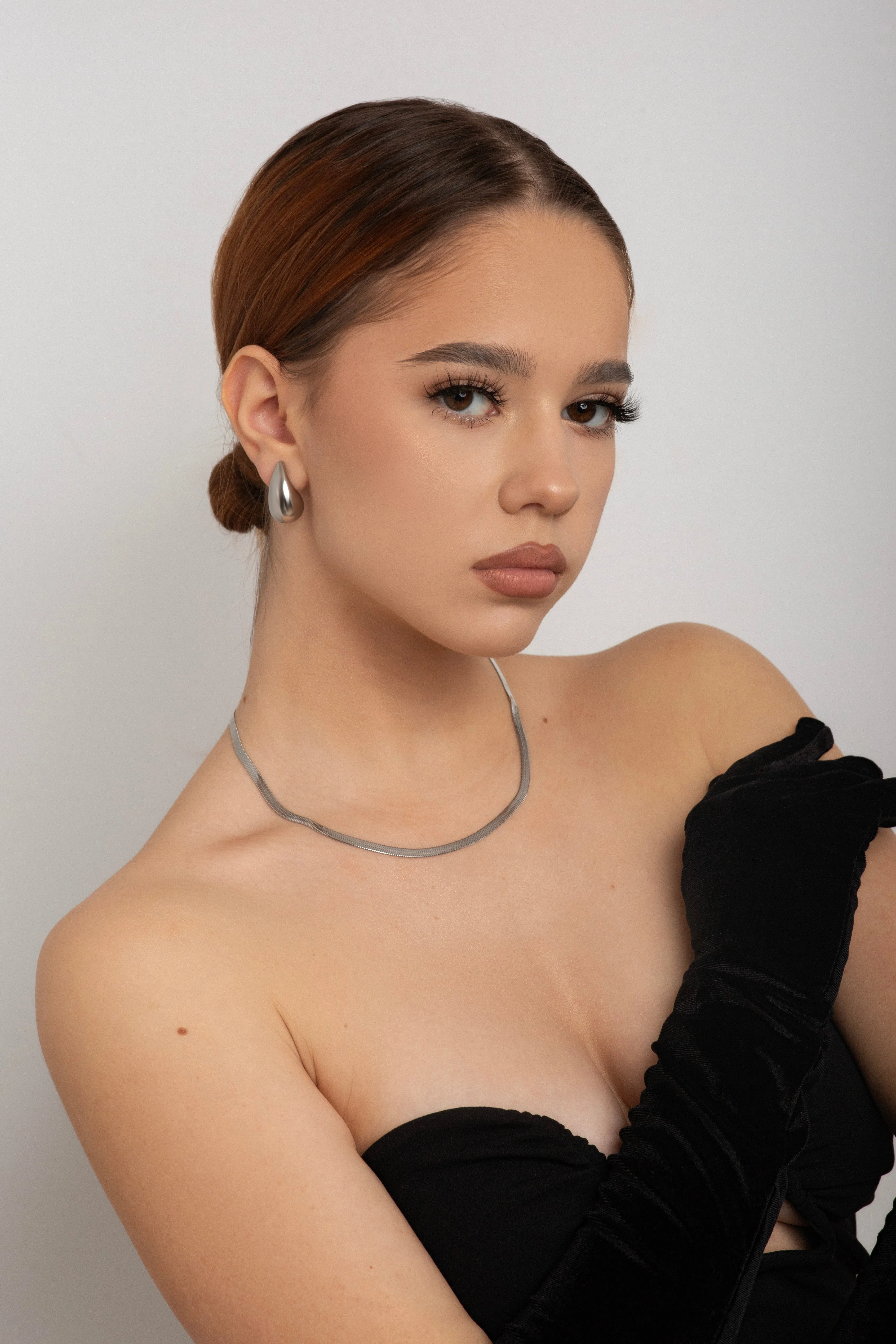 Ava Silver Teardrop Earrings