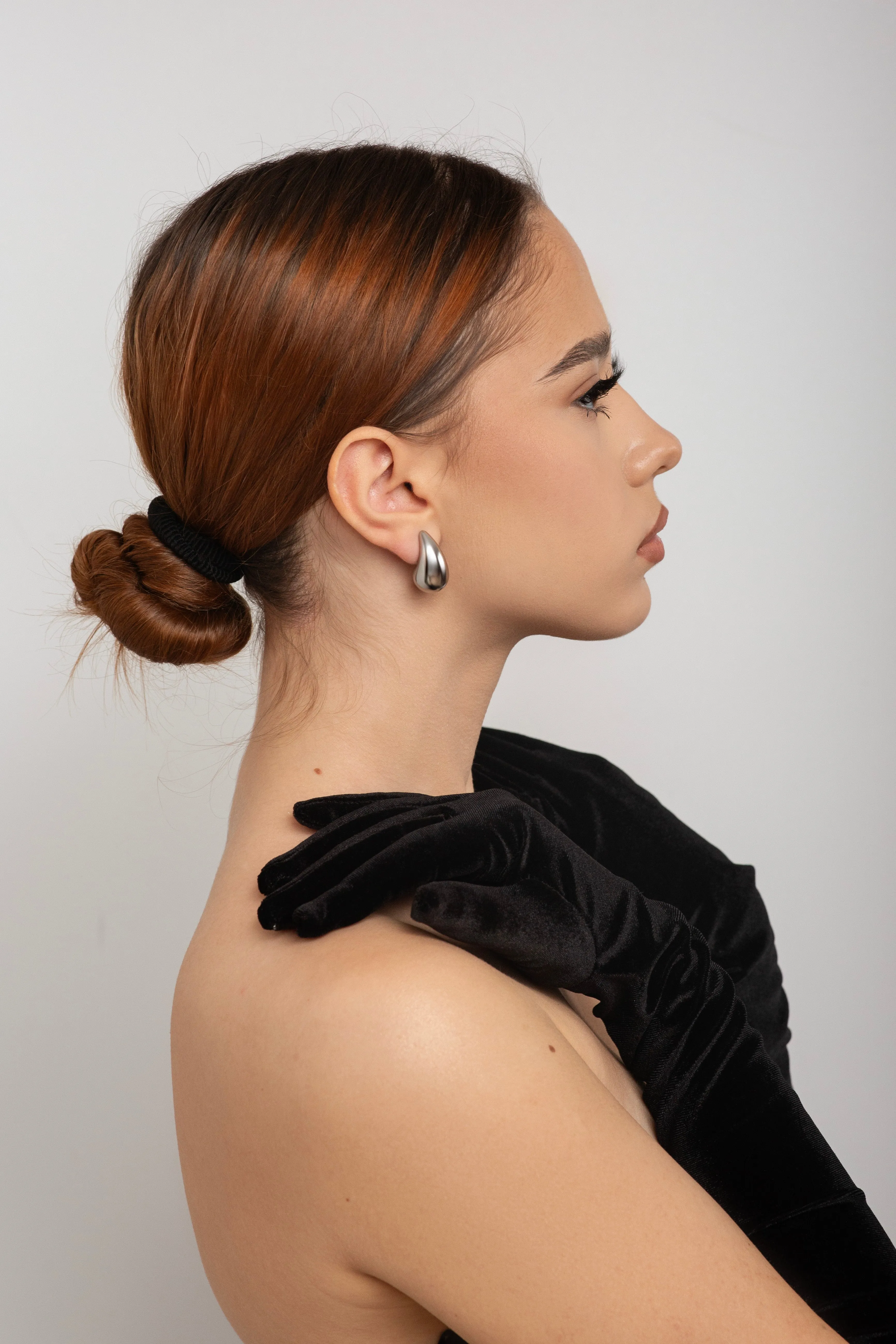 Ava Silver Teardrop Earrings