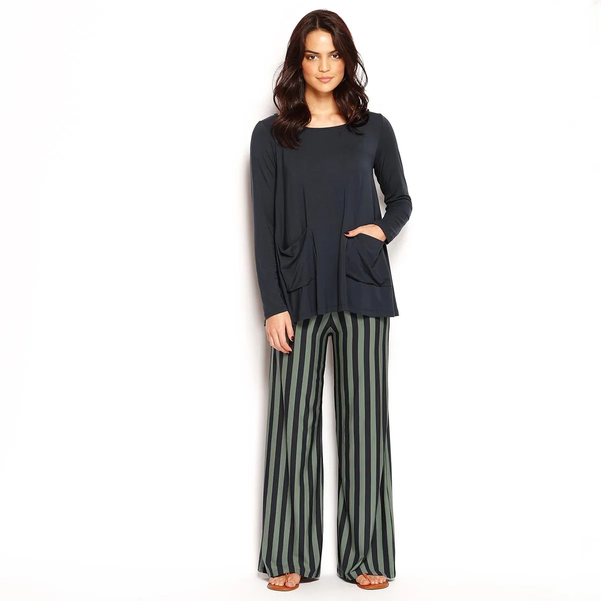 BELL PANT - STRIPE