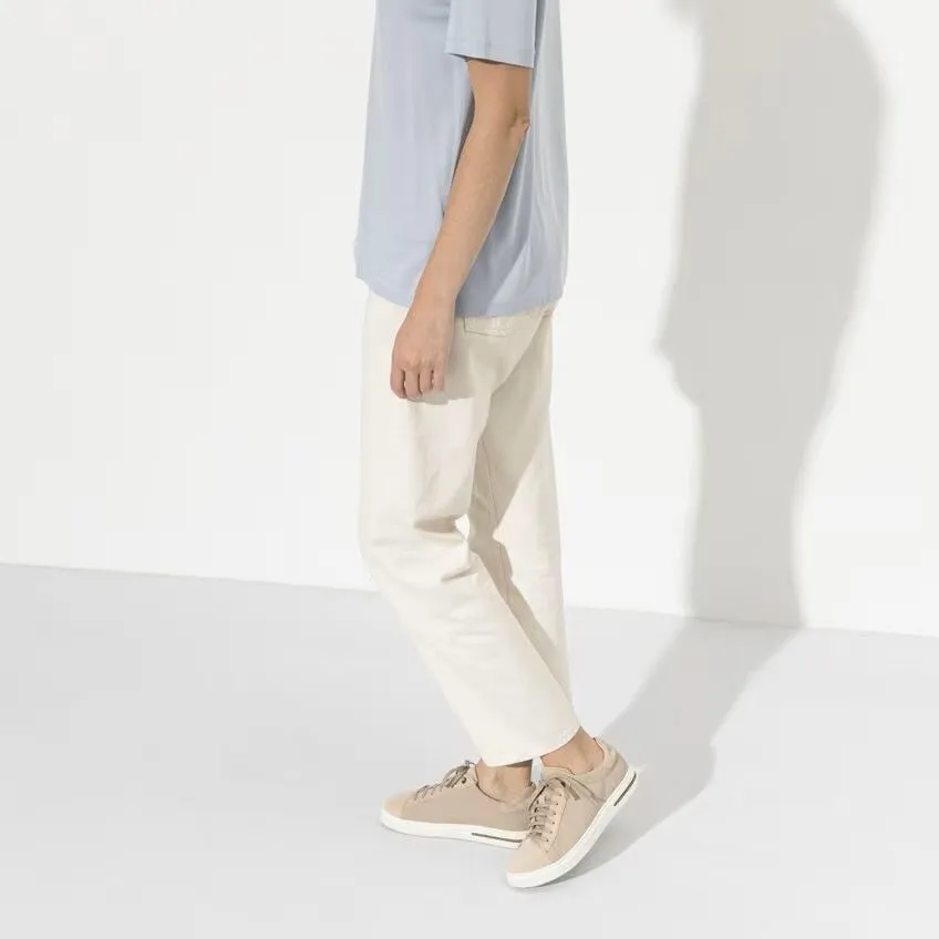 Birkenstock Bend Natural Leather Trainers Narrow Sandcastle
