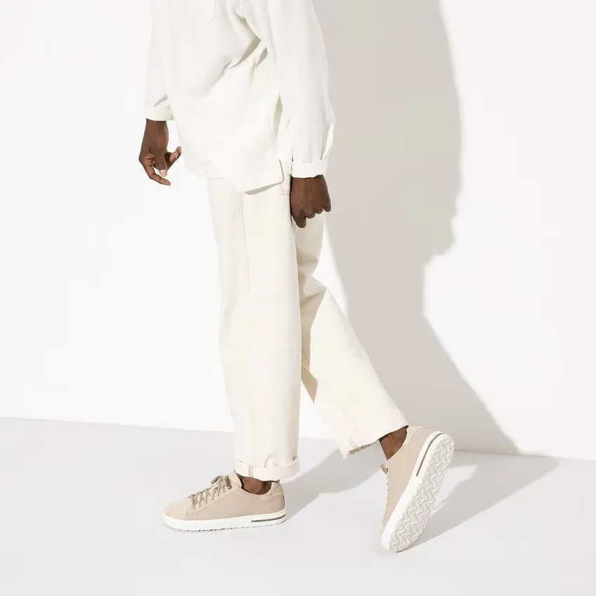 Birkenstock Bend Natural Leather Trainers Narrow Sandcastle