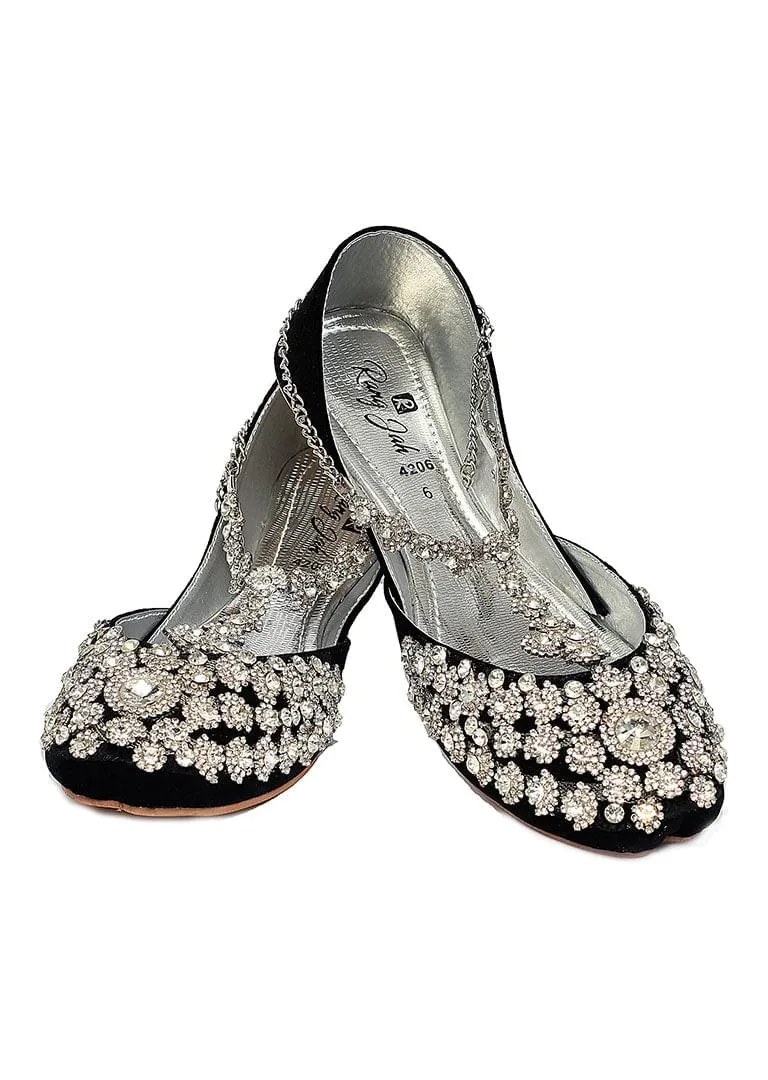 Black Color Ethnic Khusa-RS35