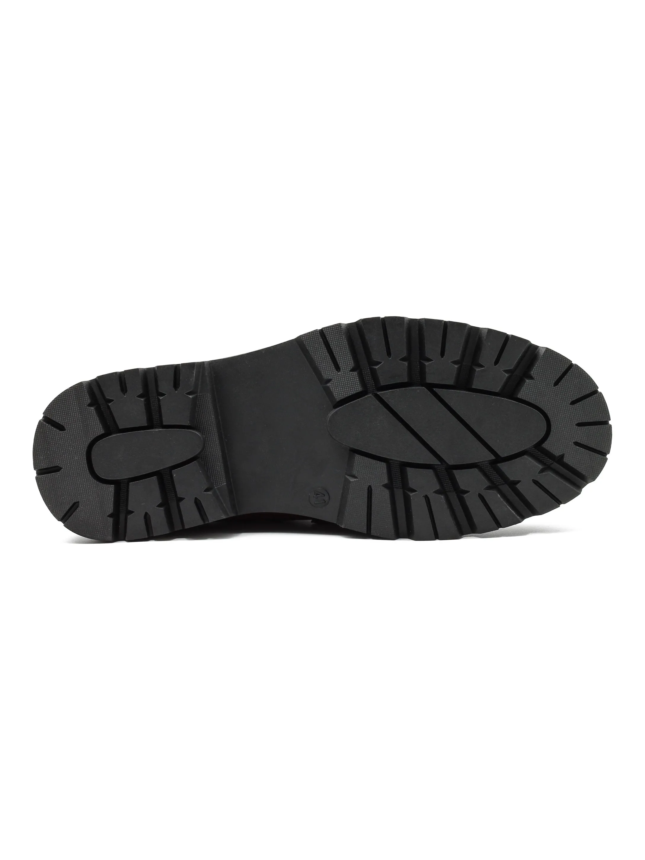 BLACK SNAFFLE BIT LOAFERS