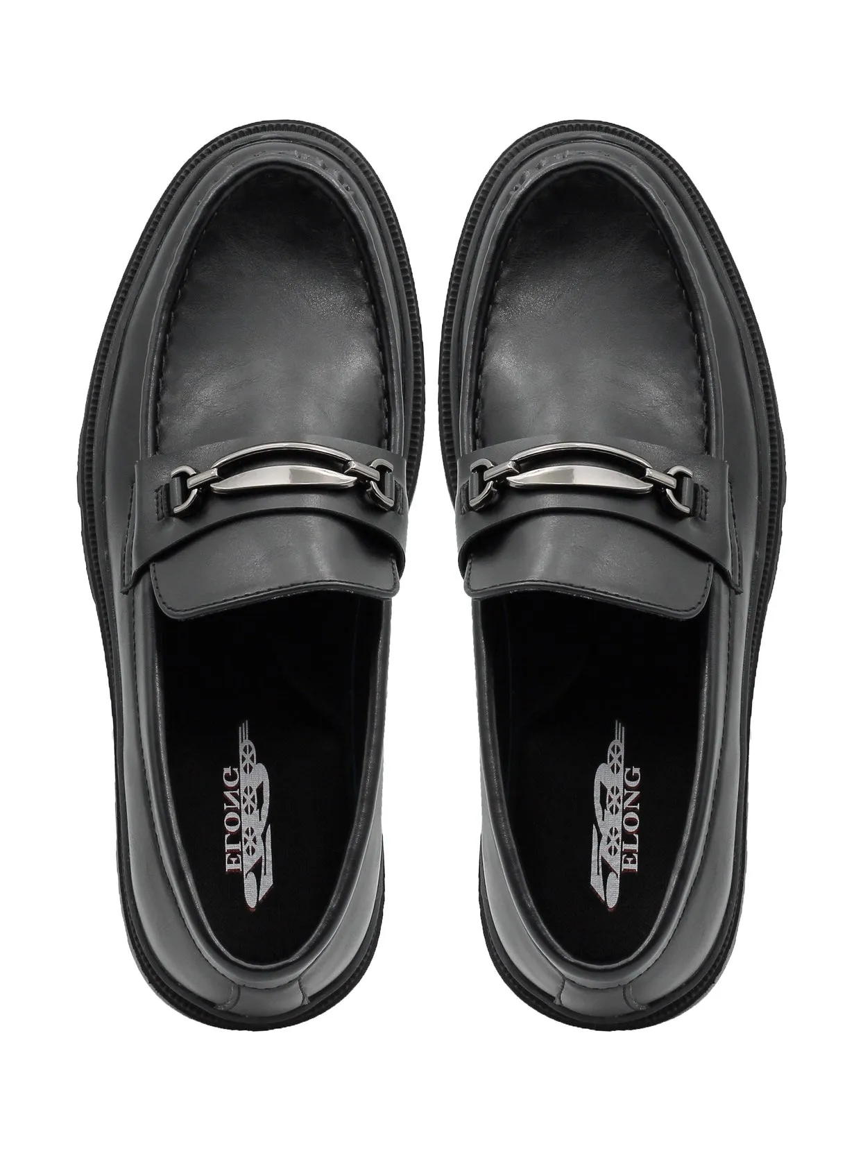 BLACK SNAFFLE BIT LOAFERS