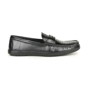 Britmen S-21 Men's Leather Contemporary Penny Loafers