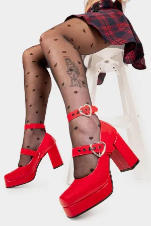 Chrome Heart Platform Heels