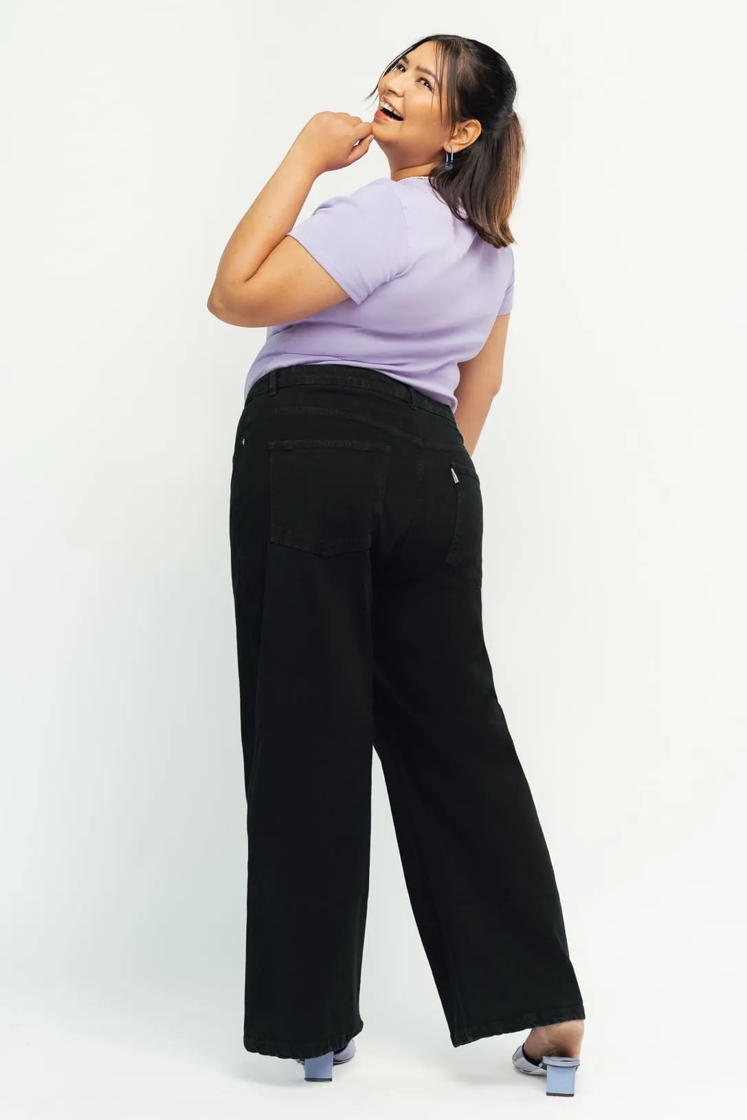 Classic Black Straight Jeans