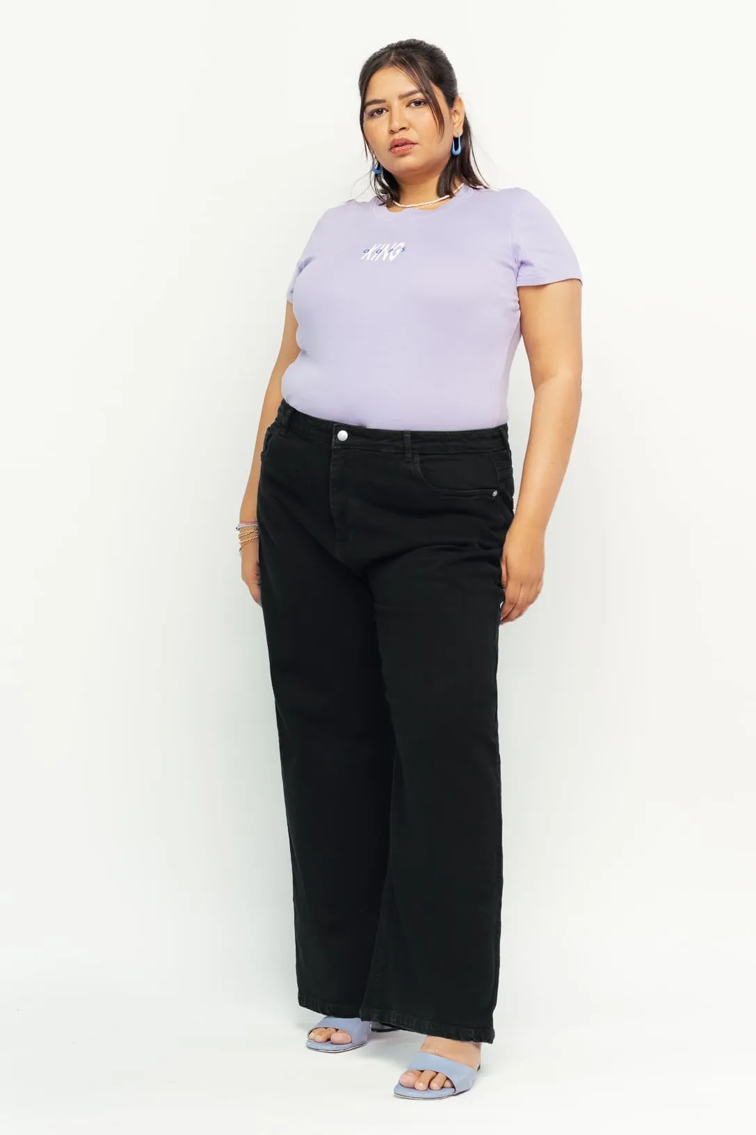 Classic Black Straight Jeans