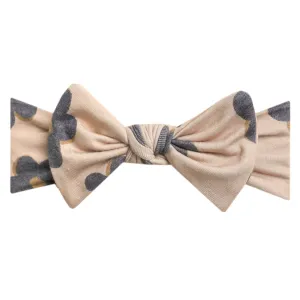 Copper Pearl - Knit Headband Bow - Gemma