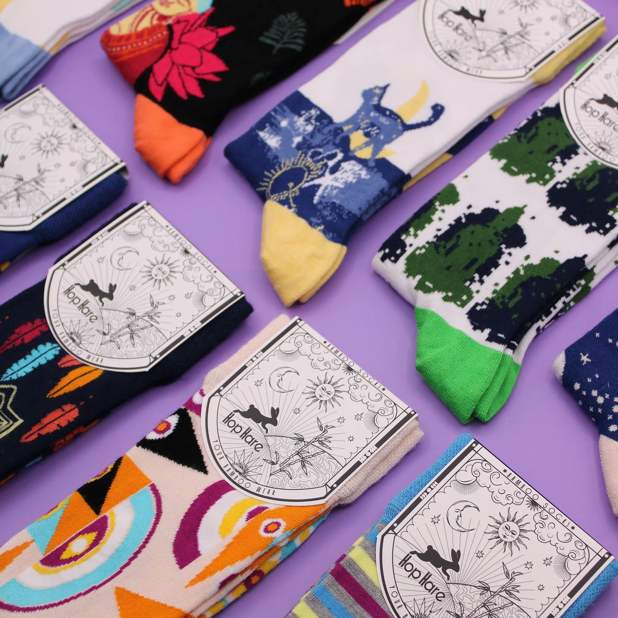 Cosmic Socks - Hop Hare Bamboo Socks S/M - Cosmic Elephant