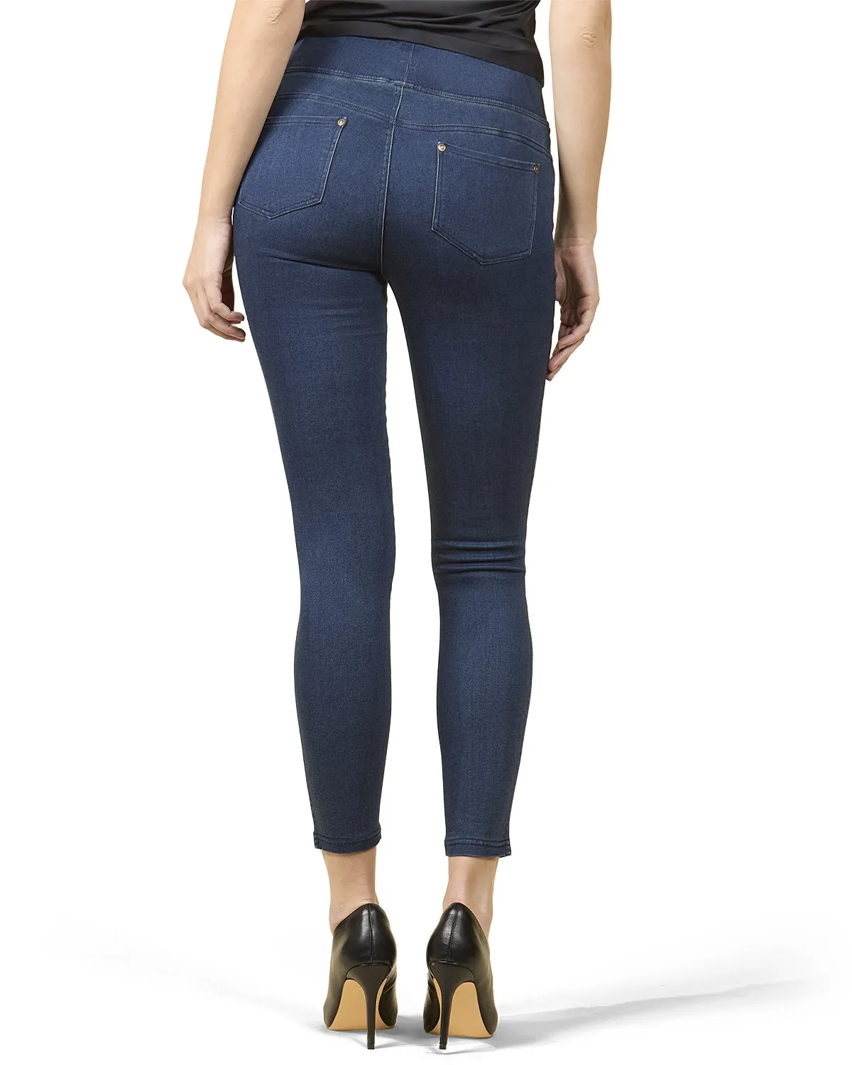 Dark Wash Bamboo Blend Denim Jeggings