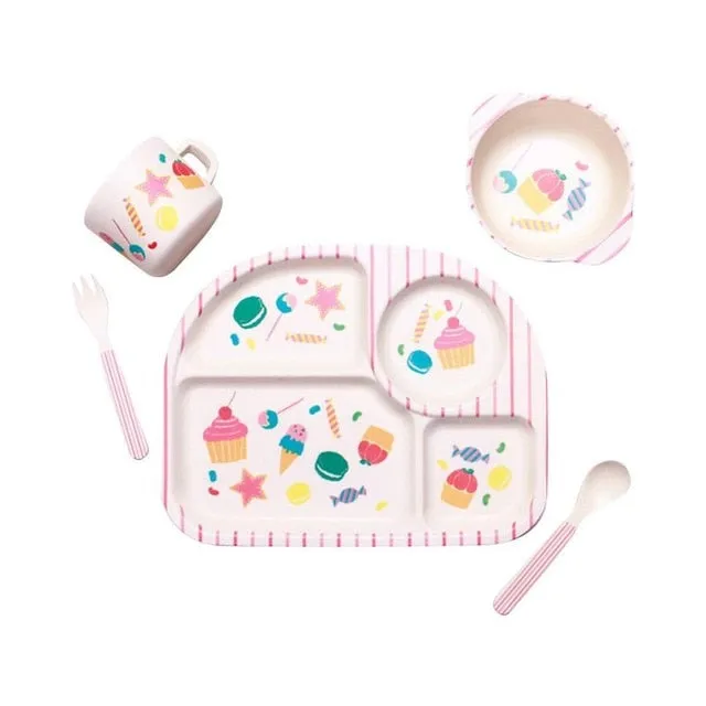 Eco-Bub Bamboo Dishware Set