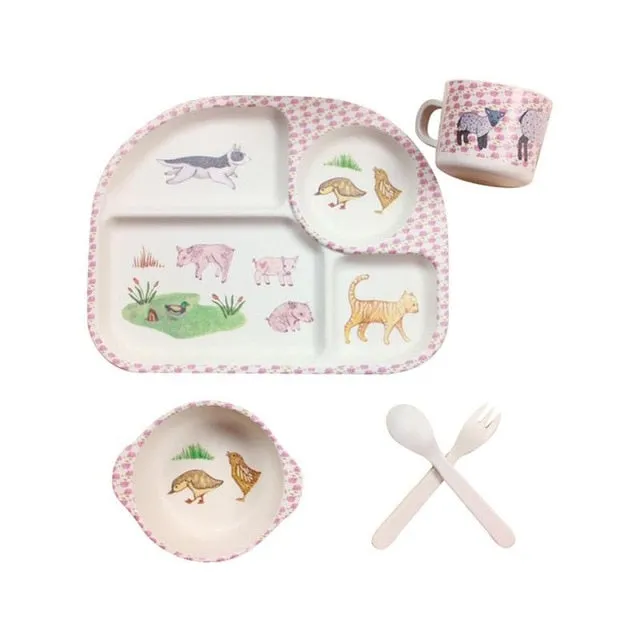 Eco-Bub Bamboo Dishware Set