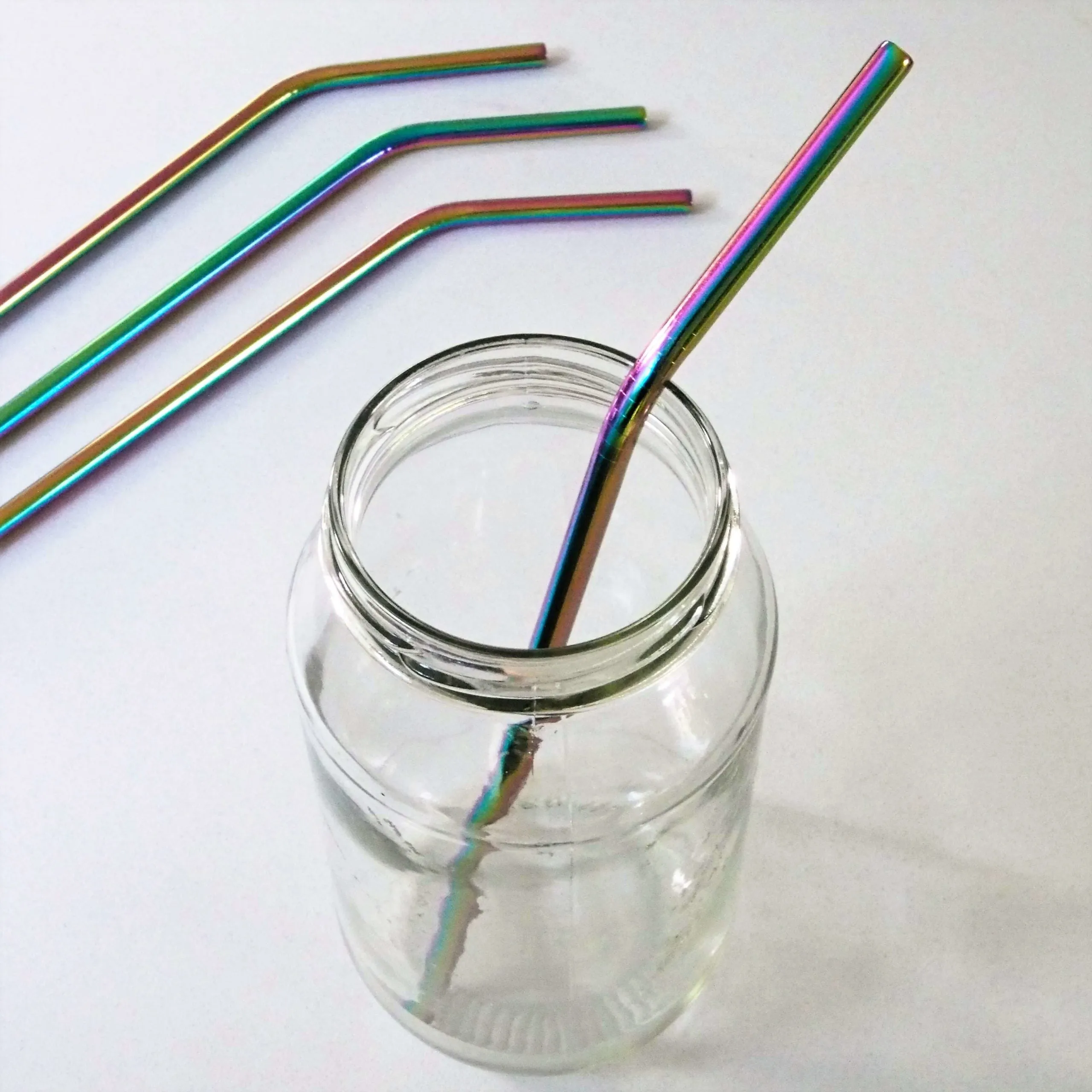 Eco-Friendly Reusable Straws - 2 Piece
