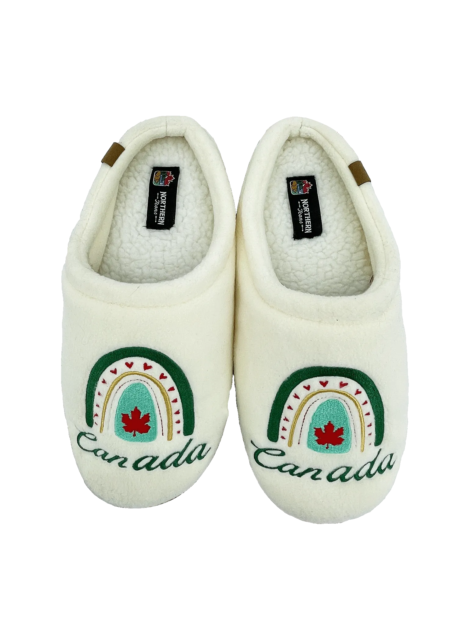 Elegant Maple Arch Canada Moccasin Slippers
