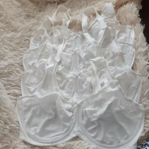 Elegant White Lace Bra bundle