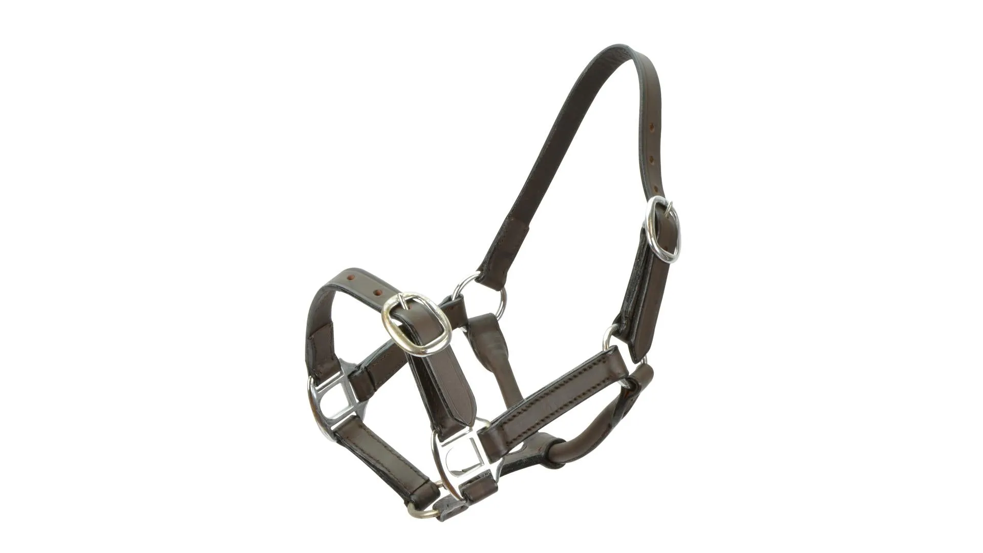 Eureka Leather Foal Halter Brown