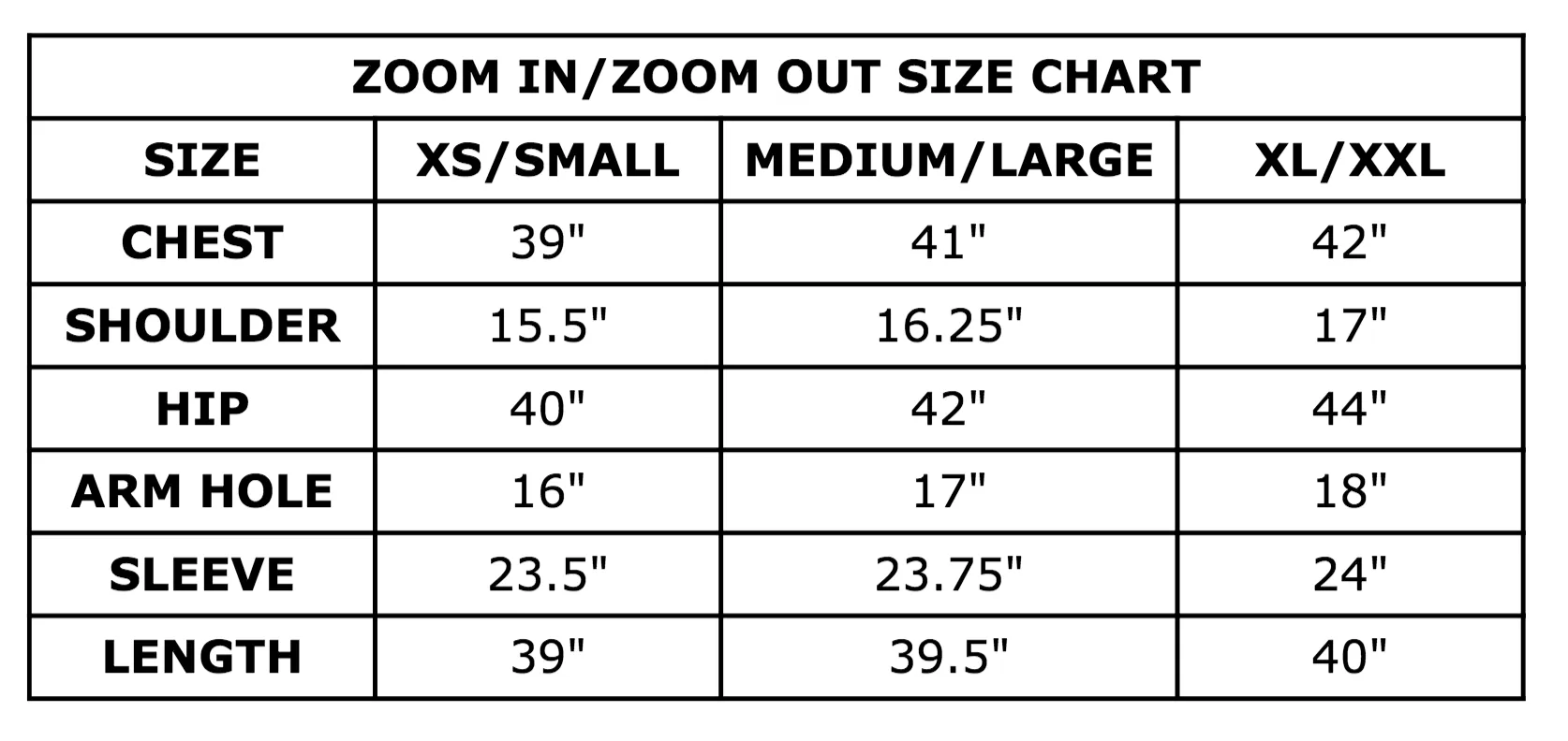 FAILYEAR Zoom In / Zoom Out shirts