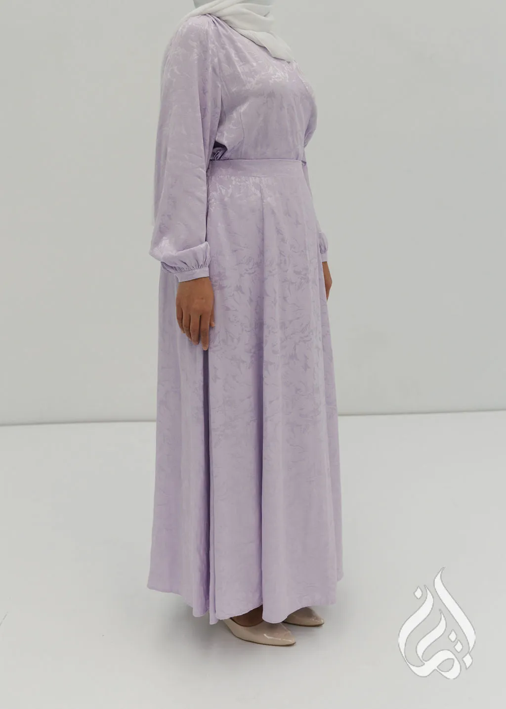 Flare Maxi Skirt - Light Lavender