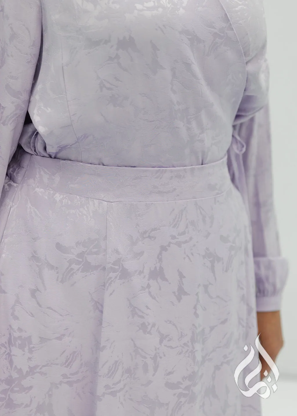 Flare Maxi Skirt - Light Lavender