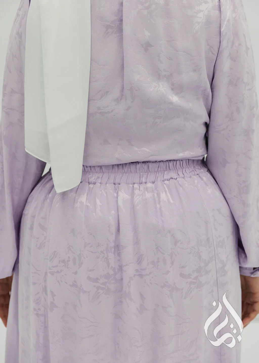 Flare Maxi Skirt - Light Lavender