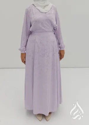 Flare Maxi Skirt - Light Lavender