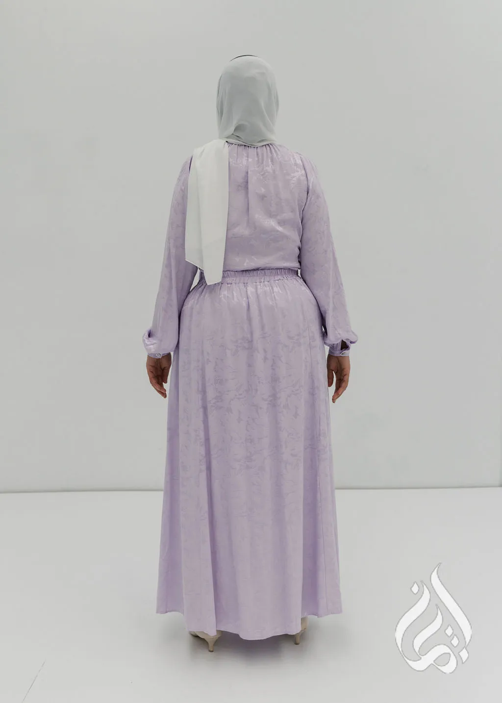 Flare Maxi Skirt - Light Lavender
