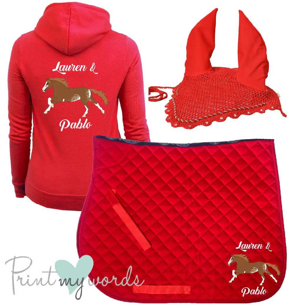 'Freya' Children's Personalised Matching Equestrian Set - Elegant Design