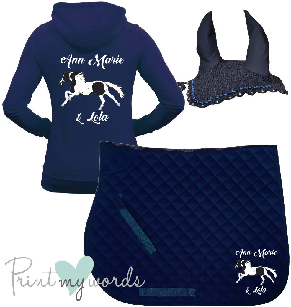 'Freya' Children's Personalised Matching Equestrian Set - Elegant Design