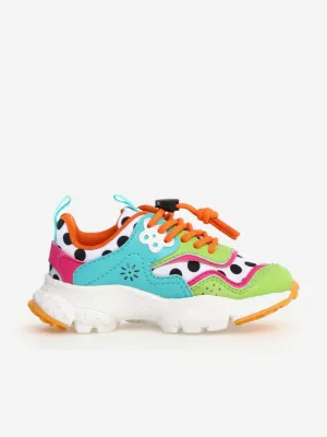 Girls Doi Spotted Trainers in Multicolour