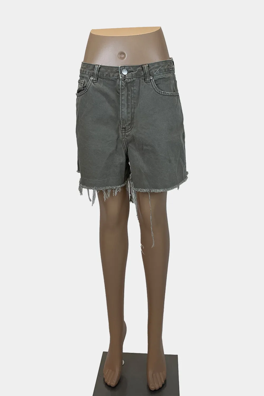GLASSONS Khaki Denim Shorts