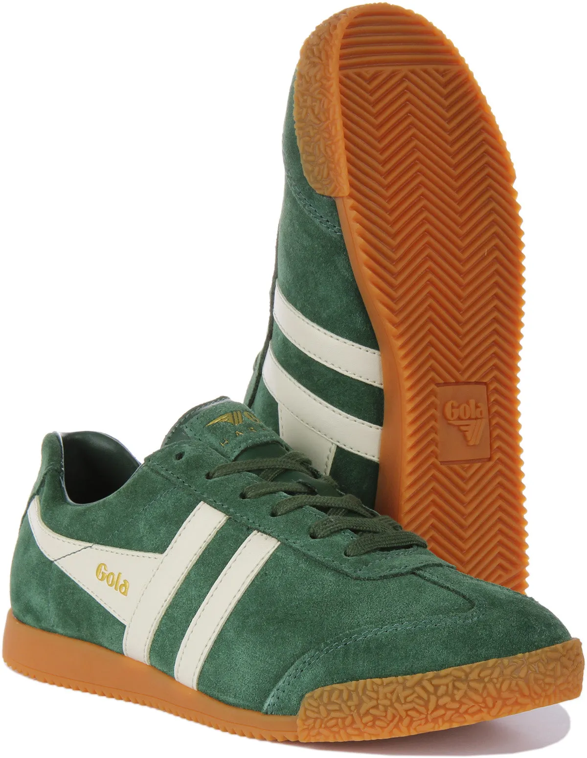 Gola Classics Harrier In Green Suede For Women