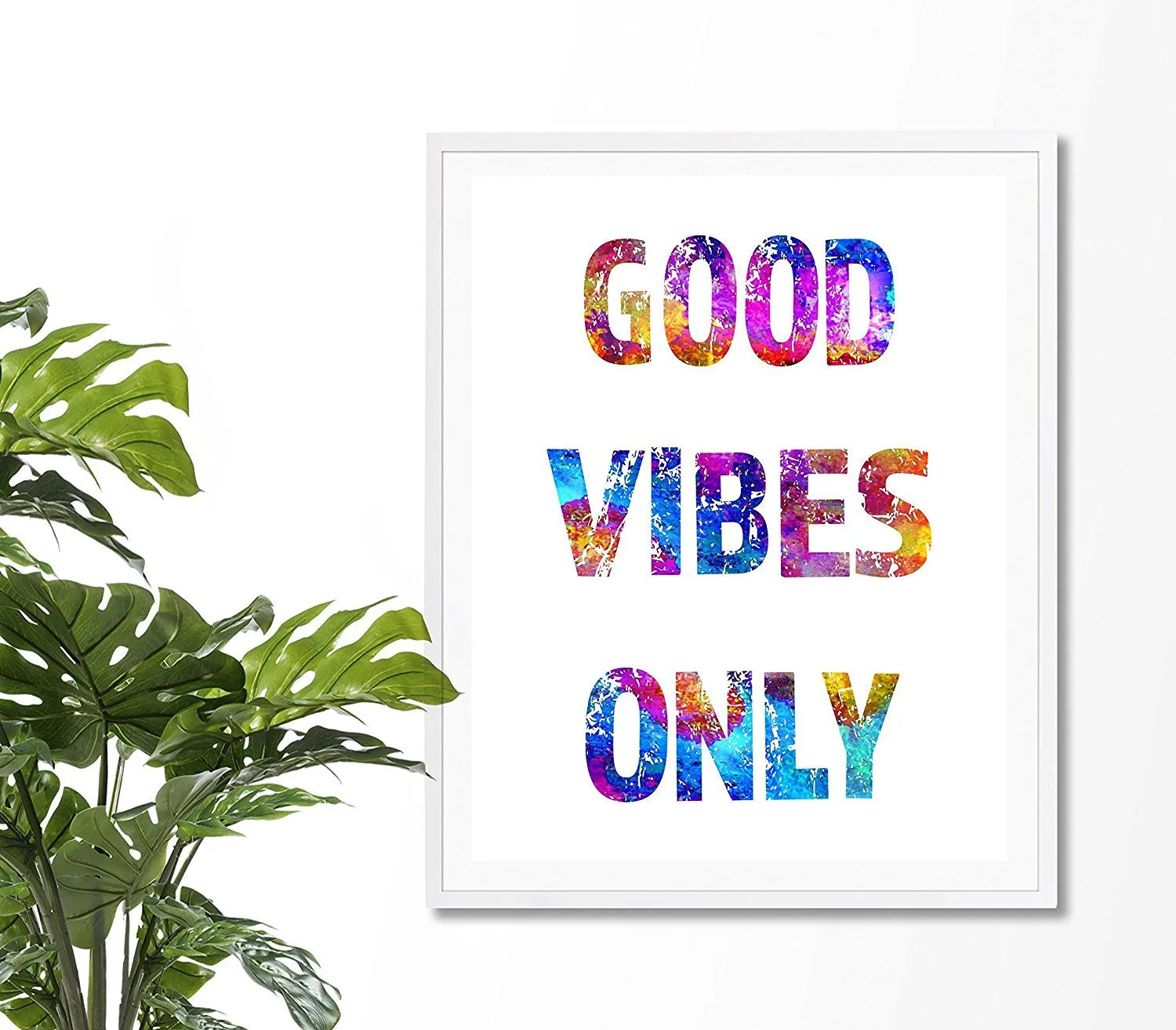 Good Vibes Only Art Print - Unframed
