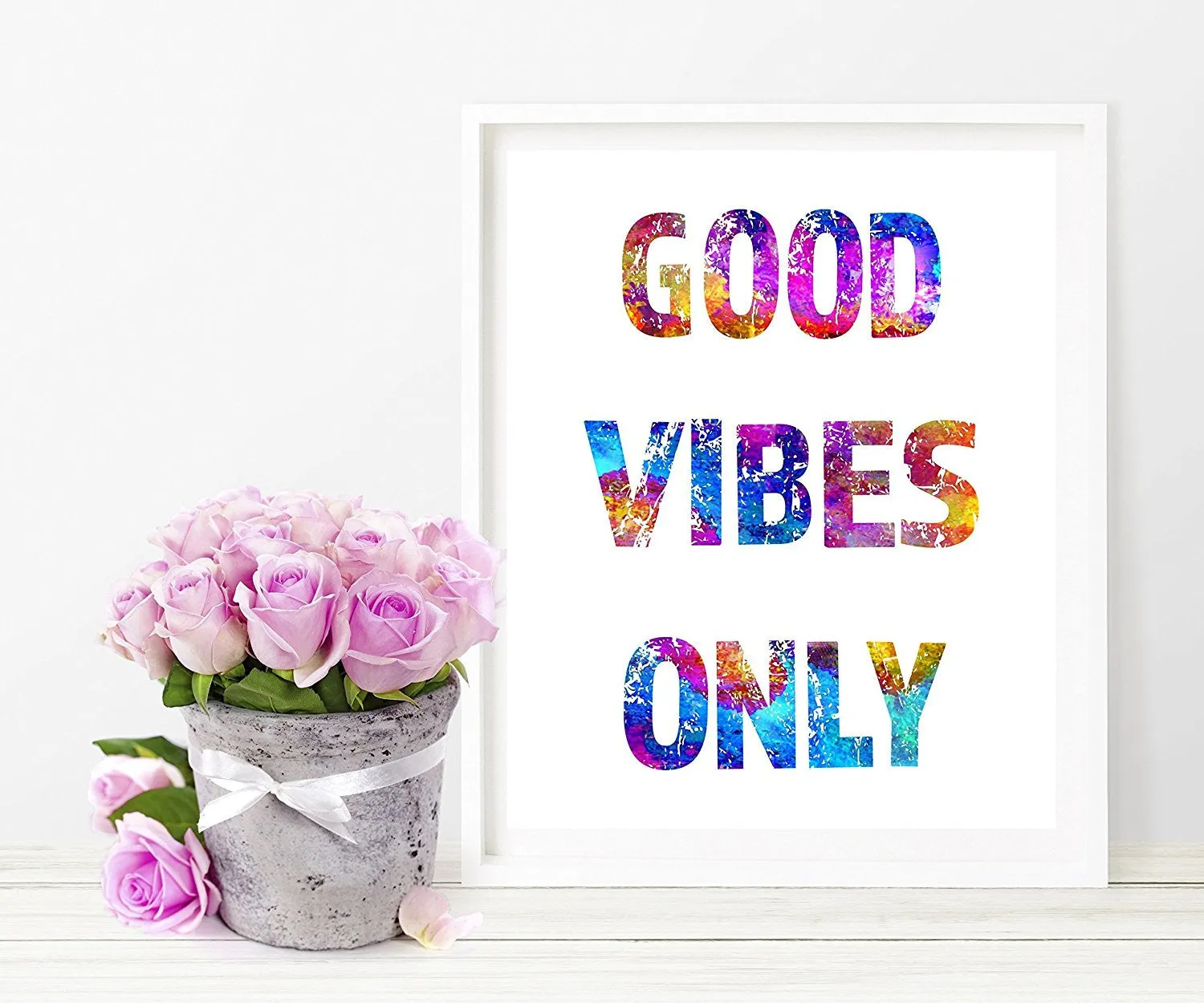 Good Vibes Only Art Print - Unframed