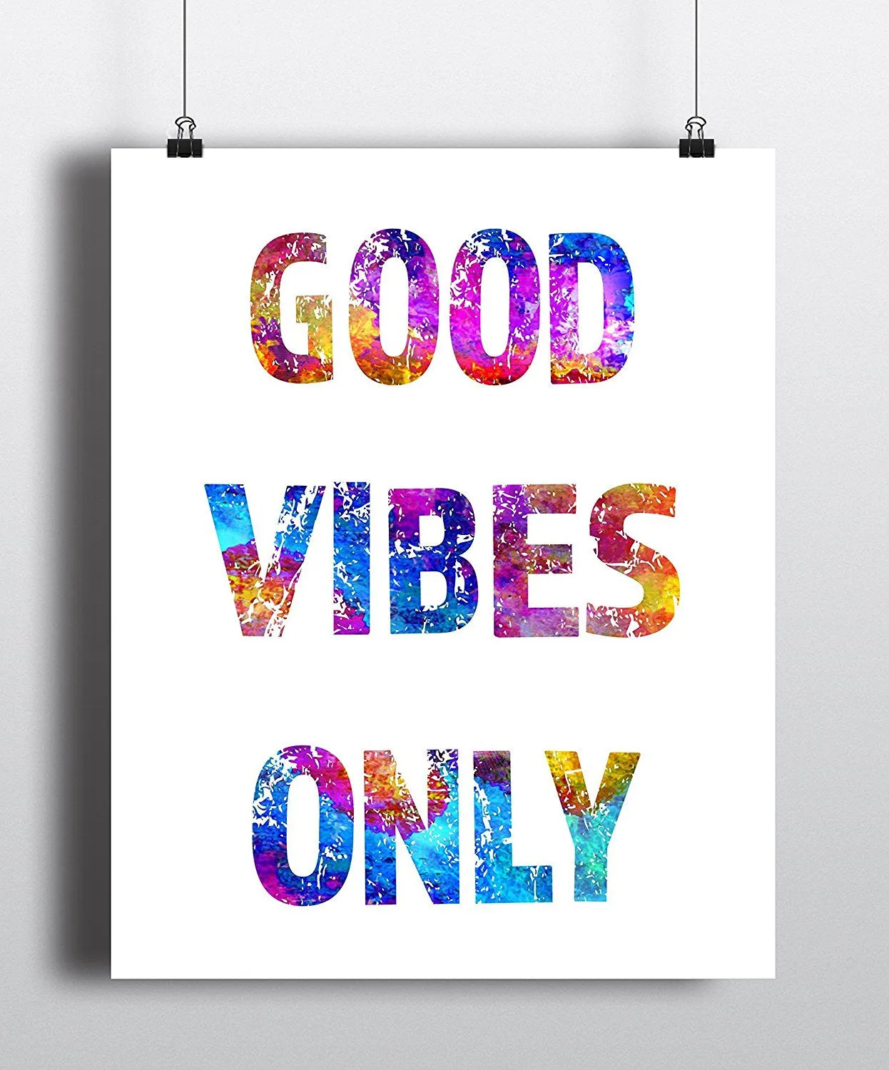 Good Vibes Only Art Print - Unframed