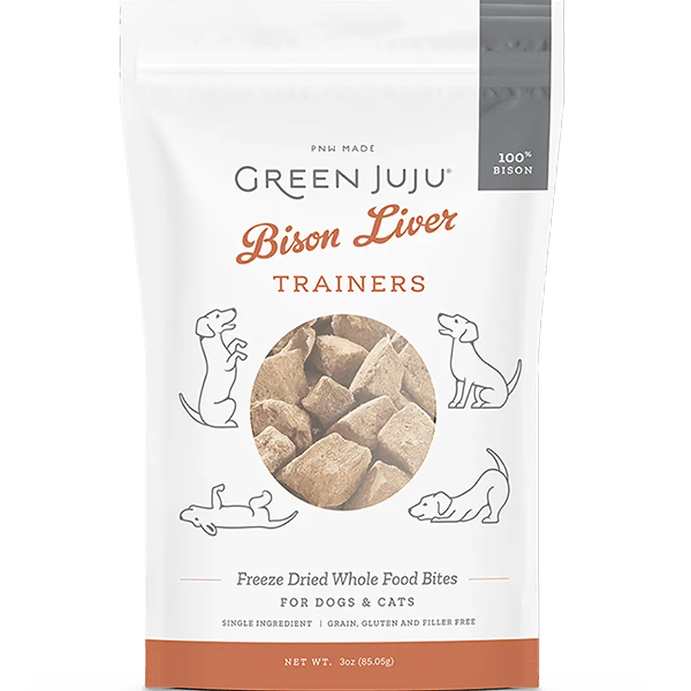 Green Juju Freeze-Dried Trainers Bison Liver