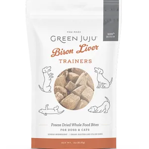 Green Juju Freeze-Dried Trainers Bison Liver